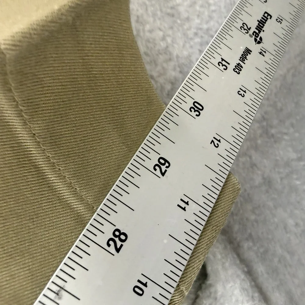 Vintage 60s US Military Officer Chino Pants Trousers Vietnam 32x30 Khaki Shade 1 - Picture 4 of 12